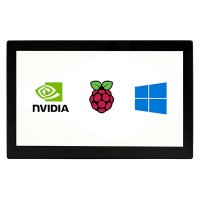 Waveshare 16644 13.3inch Capacitive Touch Screen LCD with Case V2, 1920×1080, HDMI, IPS, Various Systems Support